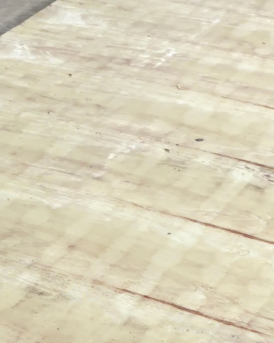 A freshly sanded plywood sheet at the Chalaka factory