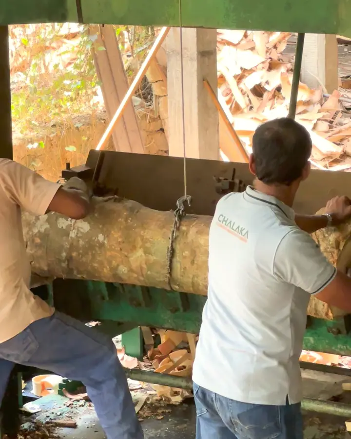 Debarking & Conditioning, manufacturing step 2
